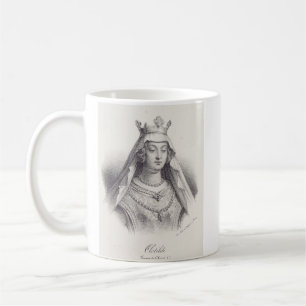 Taza De Café Santa Clotilde segunda esposa de Clodoveo