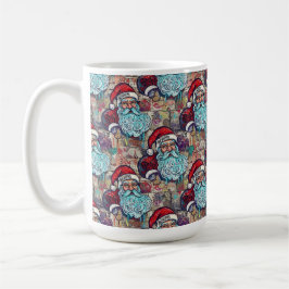 Taza De Café Santa con grafitis