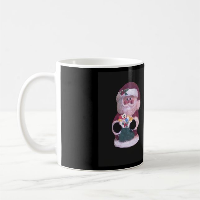 TAZA DE CAFÉ SANTA CON MUG KITTEN COLECTIBLE (Izquierda)