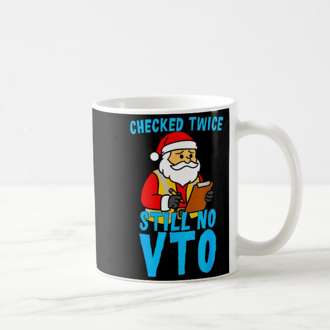 Taza De Café Santa Coworker Christmas Swagazon Checked Twice St (Derecha)