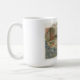 Taza De Café Santa Cruz California Dreams Map UCSC Surfing