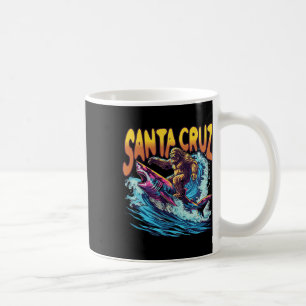 Taza De Café Santa Cruz California Verano S Surfing Bigfoot Sha