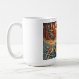 Taza De Café Santa Cruz California Whimsical Map UCSC Boardwalk