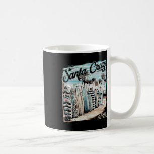 Taza De Café Santa Cruz Hombres Mujeres California Retro Atarde