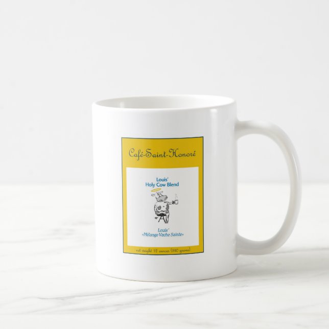 Taza de café santa de la mezcla de la vaca (Derecha)