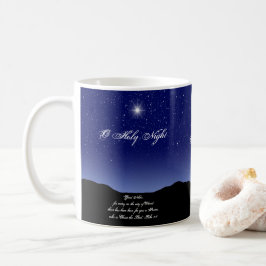 Taza de café santa de la noche de O