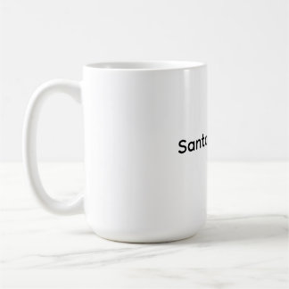 Taza De Café Santa de Navidad Gimnasio