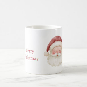 Taza De Café Santa de sombrero rojo de Navidad