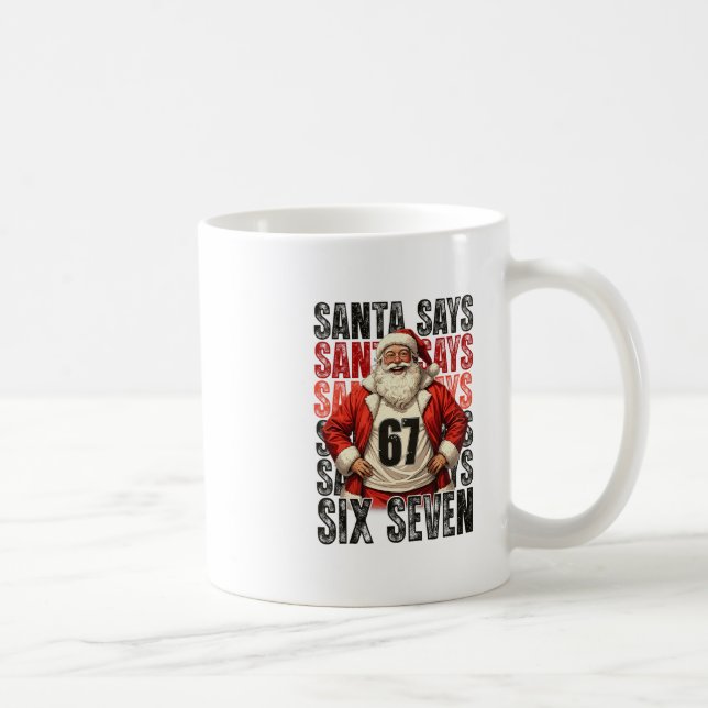 Taza De Café Santa Dice Seis Siete  (Derecha)