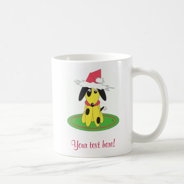 Taza De Café santa doggy - personalizado (Derecha)