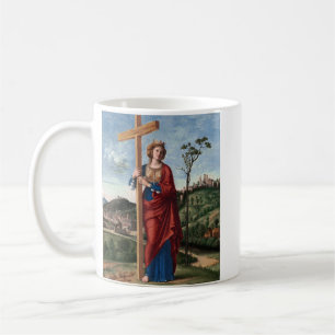 Taza De Café Santa Elena con la Vera Cruz Arte Sagrado