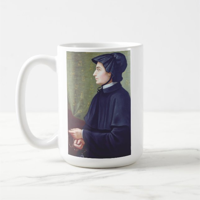 Taza De Café Santa Elizabeth Ann Seton (Izquierda)