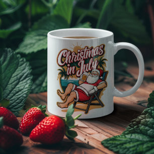 Taza De Café Santa Encantadora de Cerveza en Julio