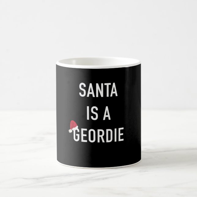 Taza De Café Santa es un Geordie (Centro)