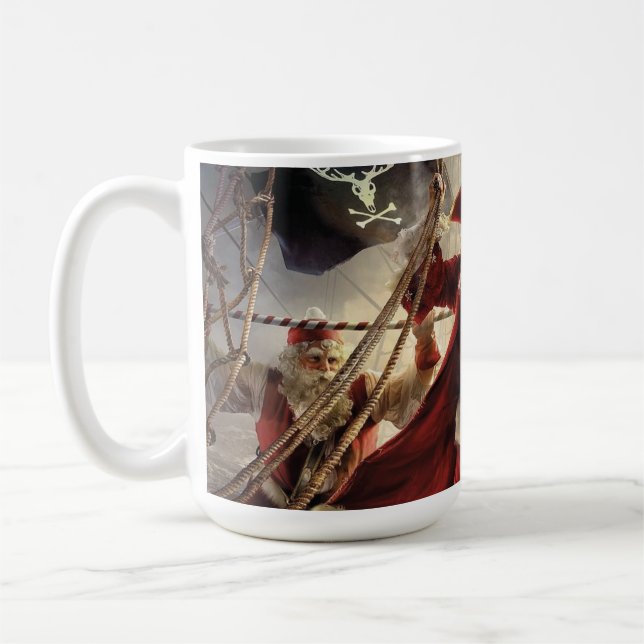 Taza De Café Santa Es Un Pirata (Izquierda)