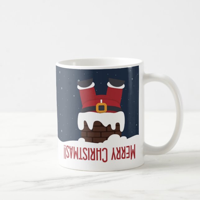 Taza De Café Santa está atascada en la chimenea (Derecha)