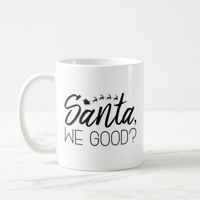 Taza De Café Santa, ¿Estamos Bien? (Izquierda)