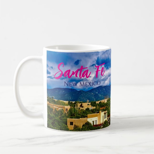 Taza De Café Santa Fe Nuevo México Café Escenario Mug (Izquierda)