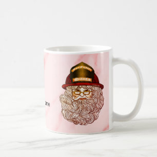 Taza De Café Santa Firefighter