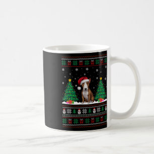 Taza De Café Santa Hat Bull Terrier Perro Xmas Árbol alumbra S