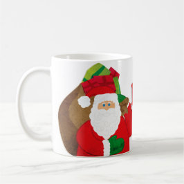 Taza De Café Santa "Ho Ho Ho Ho Feliz Navidad"