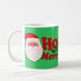 Taza De Café Santa "Ho Ho Ho Ho Feliz Navidad"