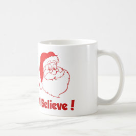 Taza De Café Santa I cree que los Navidades Mug