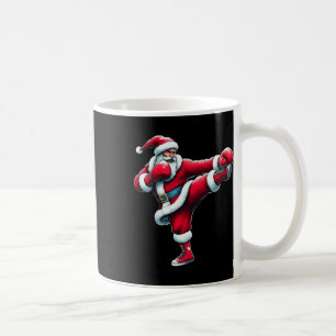 Taza De Café Santa Kickboxing Boxeo Patadas Deportes Genial Nav