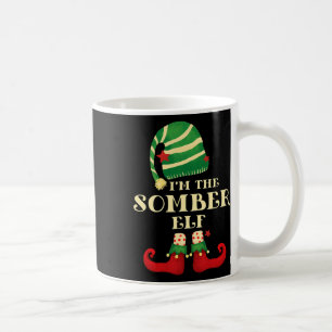 Taza De Café Santa Los Navidades Del Elfo Somber Coinciden Con