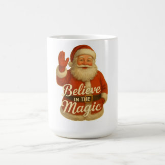 Taza De Café SANTA MAGIC-BELIEVE IN MAGIC T-Shirt