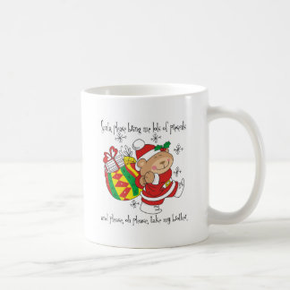 Taza De Café Santa me trae porciones de presentes y toma mi