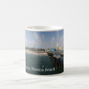 Taza De Café Santa Mónica Beach - Estados Unidos -