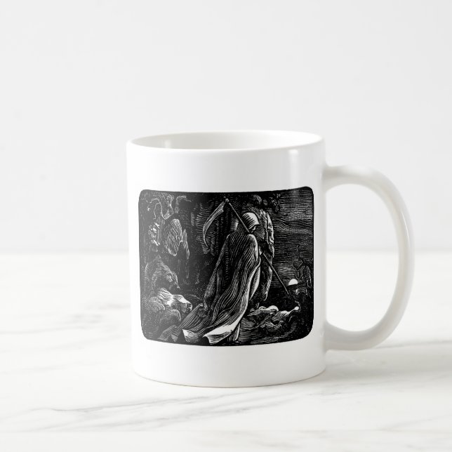 Taza De Café Santa Muerte (parca mexicano) (Derecha)