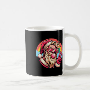 Taza De Café Santa Navidad Paz Rosa Xmas Chicle Gay Rai