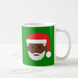 Taza De Café santa negro claus emoji
