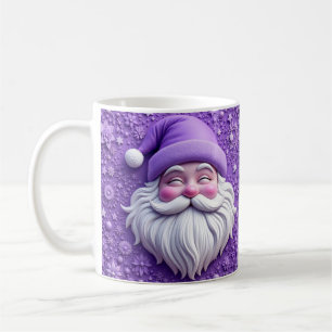 Taza De Café Santa Noel Púrpura