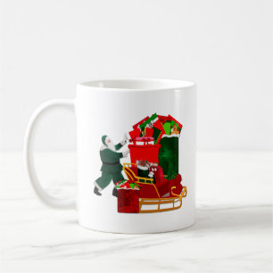 Taza De Café Santa Packing de su eructo