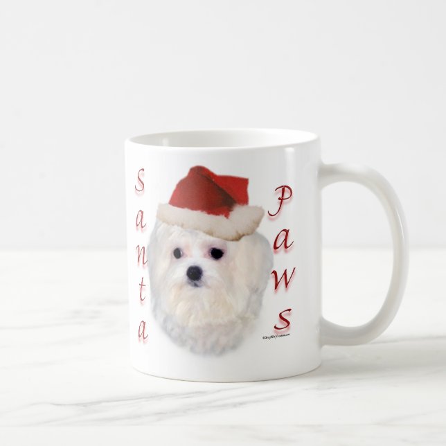 Taza De Café Santa Paws de Malta (Derecha)