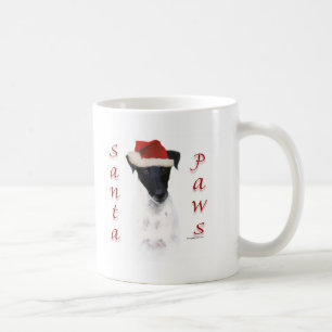 Taza De Café Santa Paws Smooth Fox Terrier
