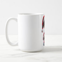Taza De Café Santa Pup dice: ¡Abraza la Navidad! 🎅🐾