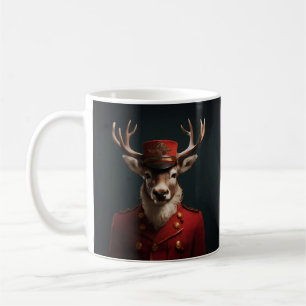 Taza De Café Santa Reindeer