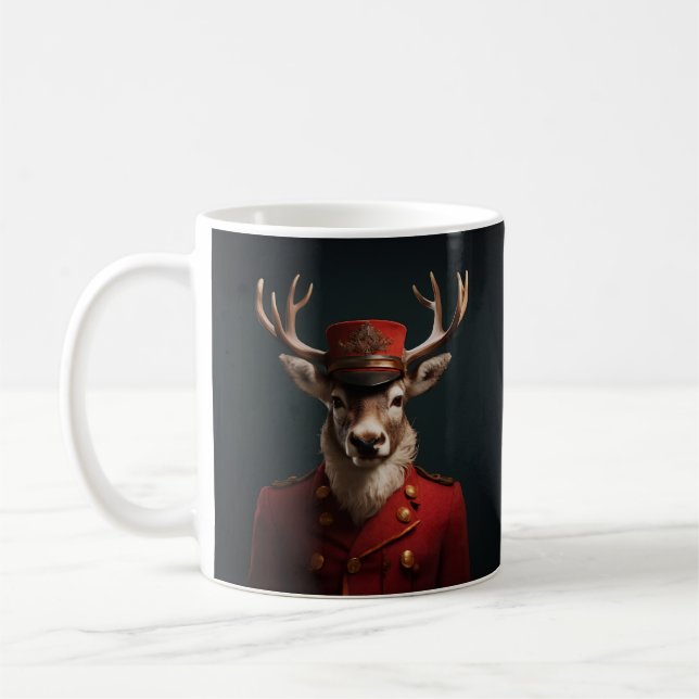 Taza De Café Santa Reindeer (Izquierda)