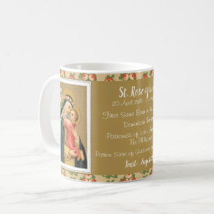 Taza De Café Santa Rosa de Lima y el Niño Jesús (M 023)