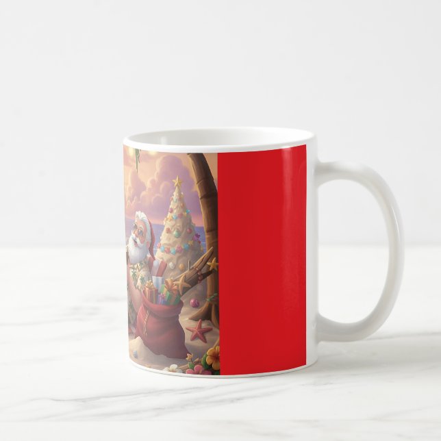Taza De Café Santa’s Chill Vibes – Christmas on the Beach (Derecha)