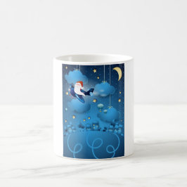 Taza De Café Santa se acerca el café Mug