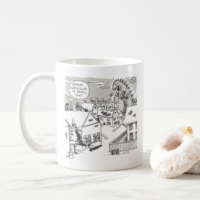 Taza De Café Santa Shock (Con donut)