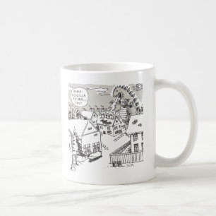 Taza De Café Santa Shock barrido de la mano izquierda