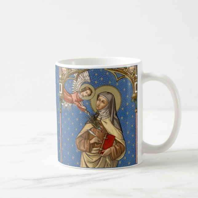 Taza De Café Santa Teresa de Ávila (SAU 28) Café Mug (Derecha)