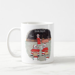 Taza De Café Santa Test paro mano derecha