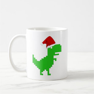 Taza De Café santa trex divertido